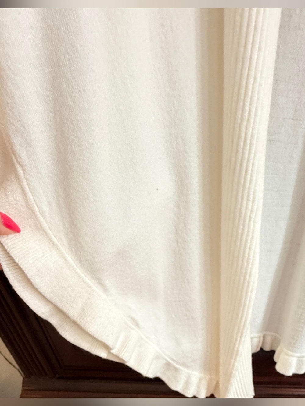 Soft Surroundings Draped Ruffle
Open Front Cardigan kimono
sleeves sz Exlg NWOT - Picture 6 of 10